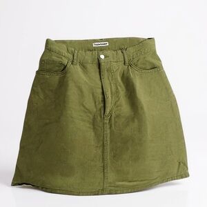 London London  Women's Olive Mini Skirt